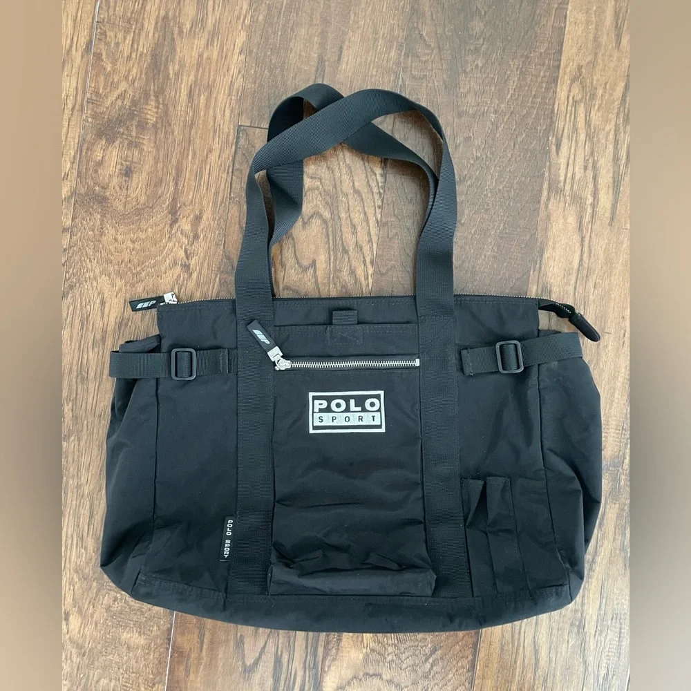 Polo by Ralph Lauren Black Polo Sport Duffel Tote